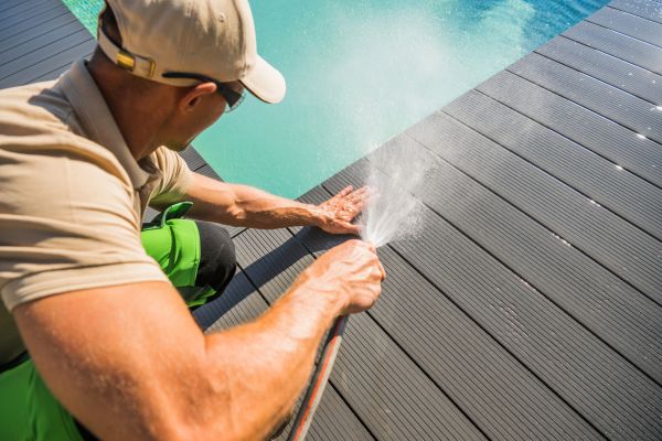 Pool Area Power Washing in Palmetto