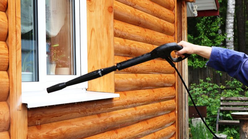 Log Home Pressure Washing